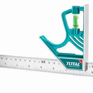 Total TMT653005 Magnetic lock combination square مسطرة مغناطيس 30 سم مع زاوية علام وميزان