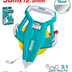 TOTAL TMT710506 STEEL MEASURING TAPE كركر 50 متر حديد