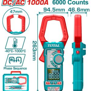 Total TMT7610002 DC/AC كلامب ميتر 1000 أمبير