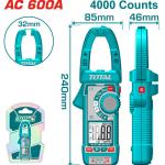 Total TMT766001 كلامب ميتر 600 أمبير 