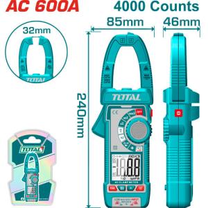 Total TMT766001 كلامب ميتر 600 أمبير