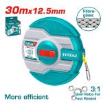 Total TMTF13306 Fibreglass measuring tape 30M كركر فيبر