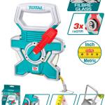 Total TMTF18506 متر كركر 50 متر فيبر سريع