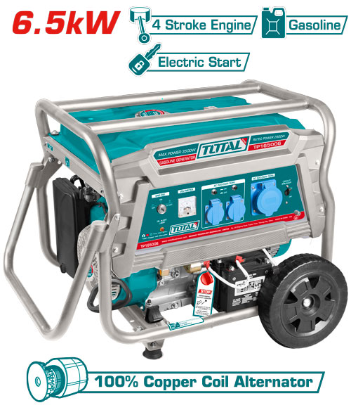 TOTAL TP165006 GASOLINE GENERATOR 6.5KVA مولد كهرباء بنزين 6.5 كيلو