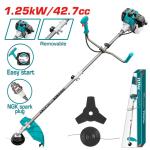 Total TP5434421 Gasoline grass trimmer and bush cutterماكنة جز وقص حواف العشب بنزين شفره + حبل 