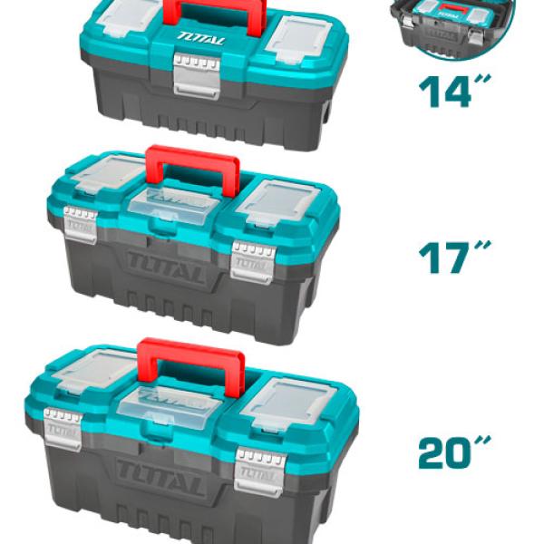 Total TPBXK0032 طقم صناديق عدة 3 قطع قياس 14,17,20 