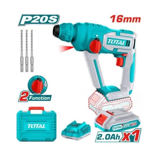 Total TRHLI201681همر شحن 2 حركة 16 ملممع بطارية 2 أمبير وشاحن