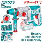 Total TRHLI20268 همر شحن 20 فولت 26 ملم بدون بطاريات