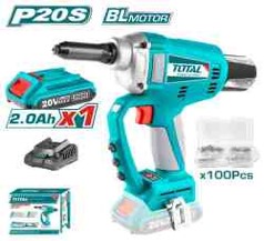 Total TRTLI20051 فرد تباشيم شحن 20 فولت مع بطارية 2 امبيرعدد 1 وشاحن Pulling force:20kN