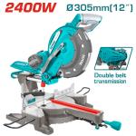 Total TS42183057 Mitre saw منشار ذيل سحب مرحلتين 12 انش2400 واط