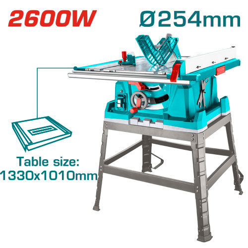 Total TS526043 Table saw منشار طاولة 10 انش صناعي 2600 واط