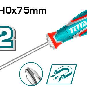 Total TSDPH0075 PH0x75mm مفك مصلب 