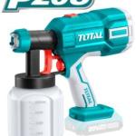 TOTAL TSGLI2001 Lithium-Ion spray gun 20V 800ml فرد رش دهان شحن بدون بطارية