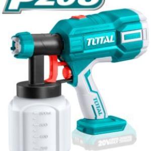 TOTAL TSGLI2001 Lithium-Ion spray gun 20V 800ml فرد رش دهان شحن بدون بطارية