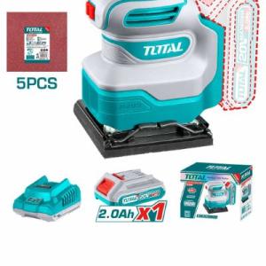 Total TSHSLI20141 حفافة شحن 20 فولت مع بطارية وشاحن 