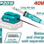 Total TSILI2001 كاوي شحن 20 فولت 40 واط بدون بطاريات