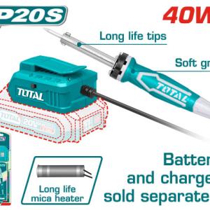Total TSILI2001 كاوي شحن 20 فولت 40 واط بدون بطاريات