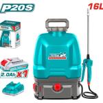 Total TSPLI20162 طرمبة رش شحن 20 فولت مع بطارية 2 أمبير وشاحن