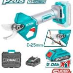 Total TSSLI202581 Lithium-ion gauge straight shear مقص اغصان شحن 20 فولت مع بطارية وشاحن