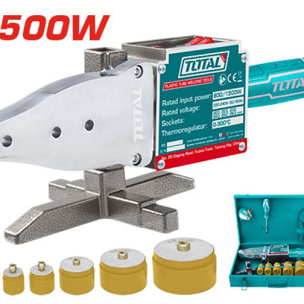TOTAL TT328151 Plastic tube welding tool 800W/1500W ماكنة لحام ثيرموبايب