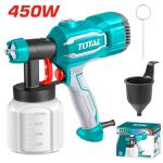 TOTAL TT3506 SPRAY GUN 450W فرد رش دهان طاسة بلاستيك