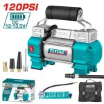 TOTAL TTAC2506 Auto air compressor 120PSI 12V With light منفاخ عجال سيارة مع اضائة راسين