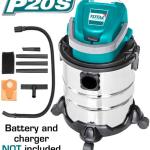 Total TVLI2005E Lithium-Ion vacuum cleaner مكنسة شحن 20 لتر بدون بطارية وشاحن