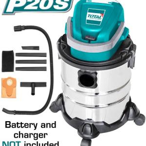 Total TVLI2005E Lithium-Ion vacuum cleaner مكنسة شحن 20 لتر بدون بطارية وشاحن