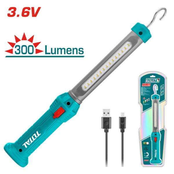 Total TWLI35261 Work Lamp كشاف يدوي