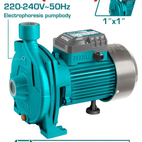 TOTAL TWP25506 Centrifugal pump مضخة فراشة عريضة 0.75 حصان