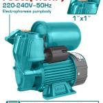 Total TWP97506 مضخة ماء مع طابة 1 حصان 1 انش