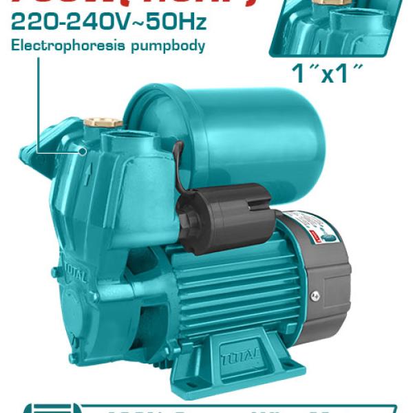 Total TWP97506 مضخة ماء مع طابة 1 حصان 1 انش