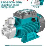 Total TWPS137062 Water pump مضخة 1/2 حصان راس ستانلس فراشة رفيعة
