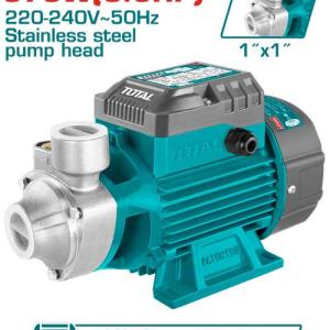 Total TWPS137062 Water pump مضخة 1/2 حصان راس ستانلس فراشة رفيعة