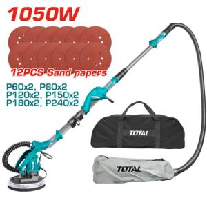 TWS10501 Total Drywall Sander حفافة حائط 215 ملم 1050 واط مع اضائه