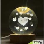 كرستال مضئ اشكال متعددة