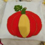 وسادة يقطين الخريف اليدوية